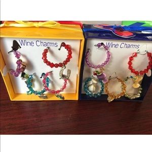 Wine glass charms